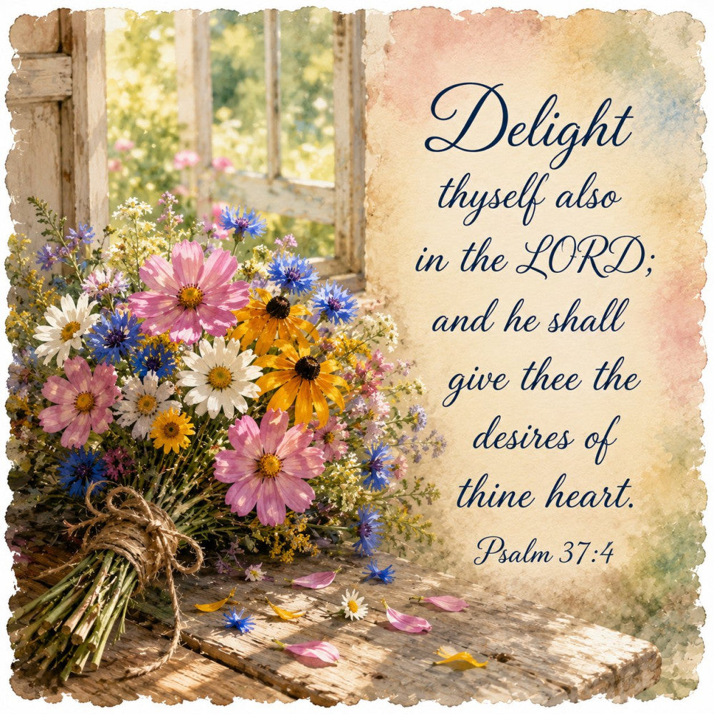 Inspirational Verses Fabric Panel 53