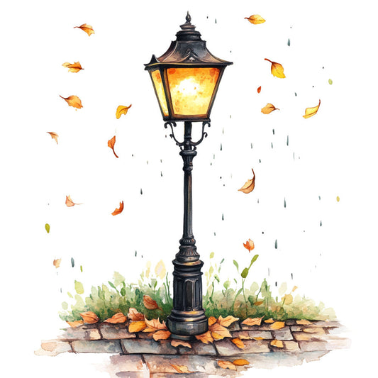 Rainy October Fabric Panel 25