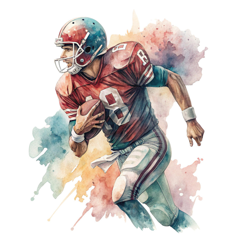 Football Player Fabric Panel 12