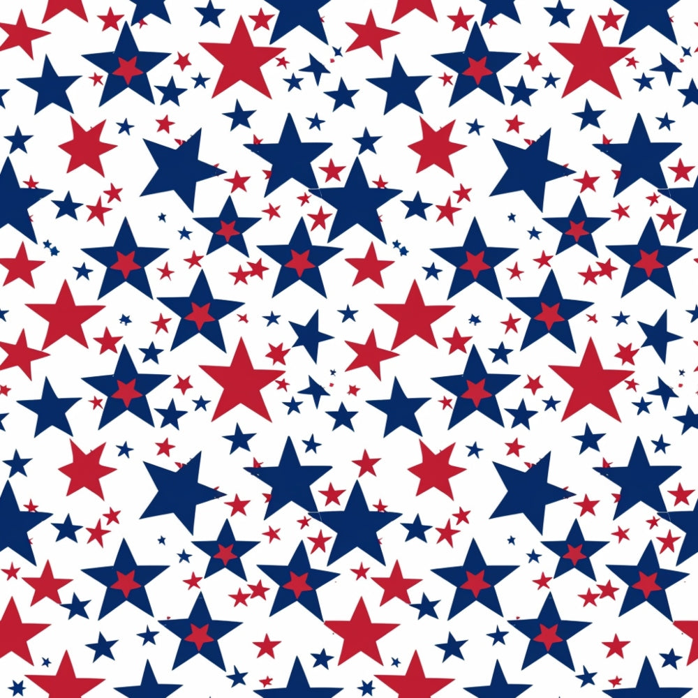 Daily Deal: Patriotic Pattern 19 Quilting Cotton Fabric - 45" x 1.5 Yards"