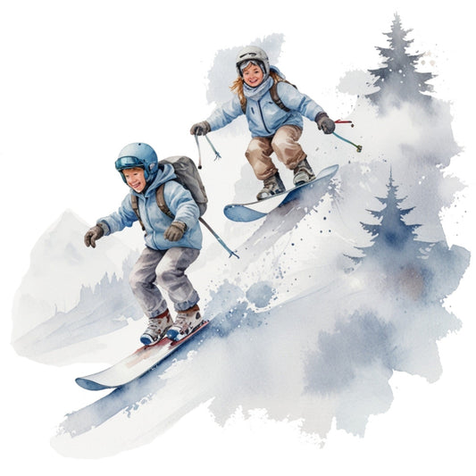 Ski Resort Fabric Panel 8