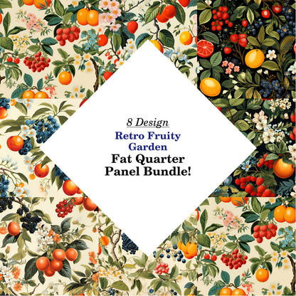 Retro Fruity Garden Fat Quarter Bundle