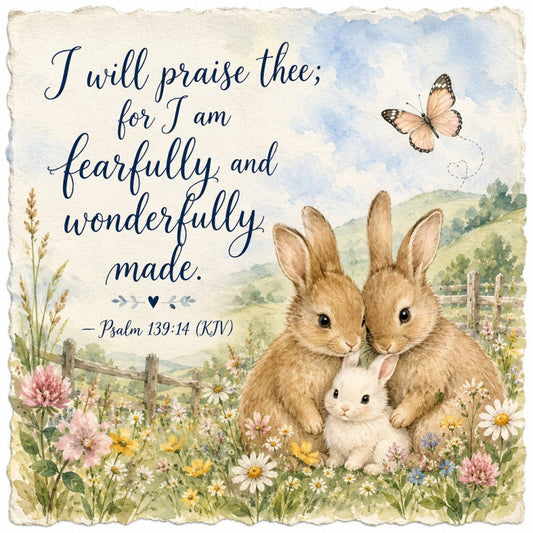 Inspirational Nursery Verses Fabric Panel 11
