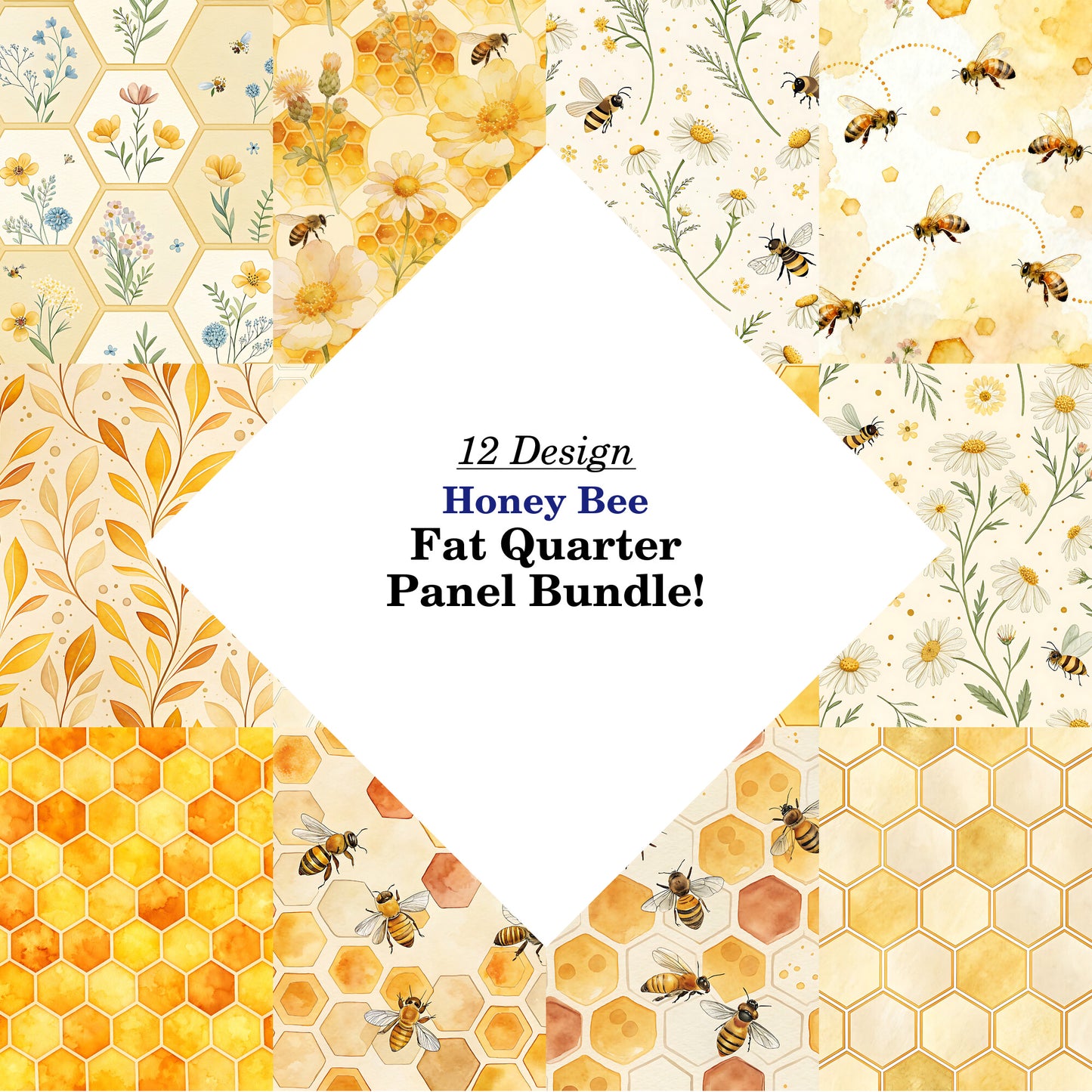 Honey Bee Fat Quarter Bundle