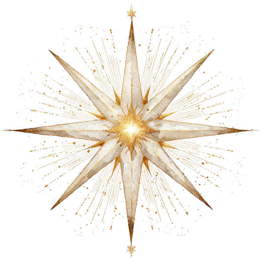 Gold Nativity Fabric Panel 3