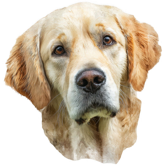 Golden Retriever Fabric Panel 21