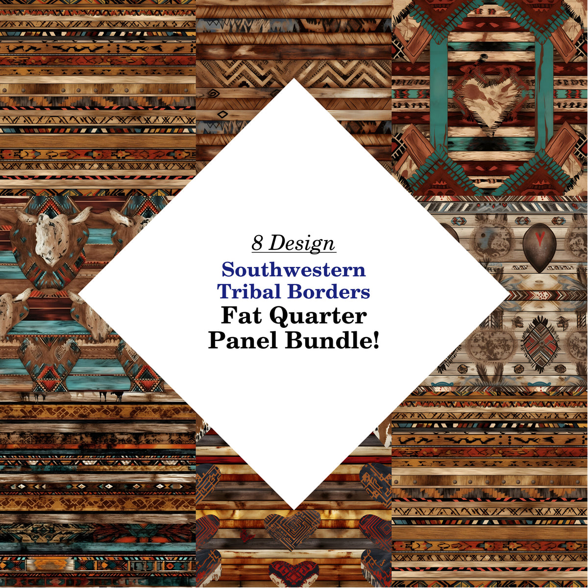 Southwestern Tribal Borders Fat Quarter Bundle