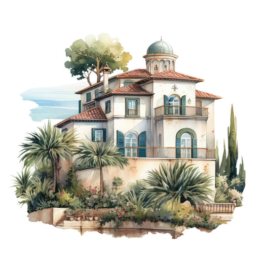 Welcome to Italy Fabric Panel 15