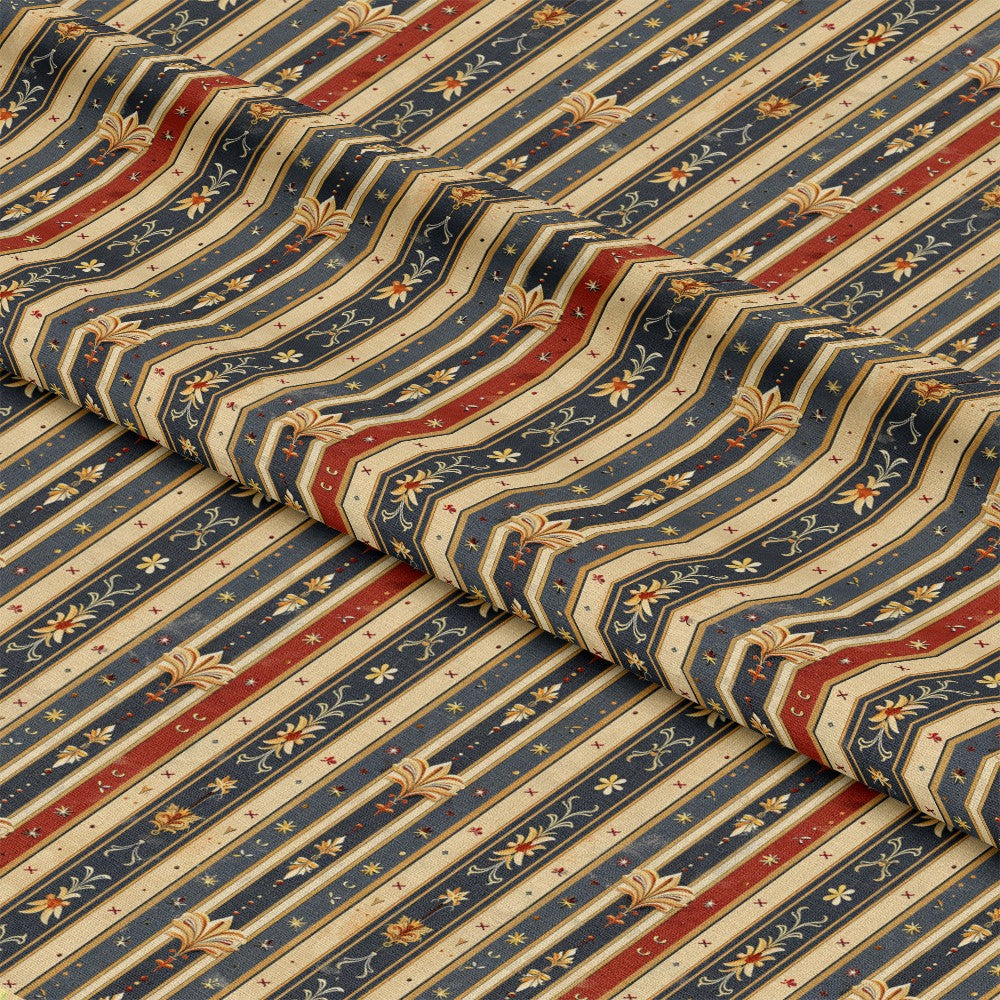 Medieval French Pattern 8 Quilting Cotton Fabric