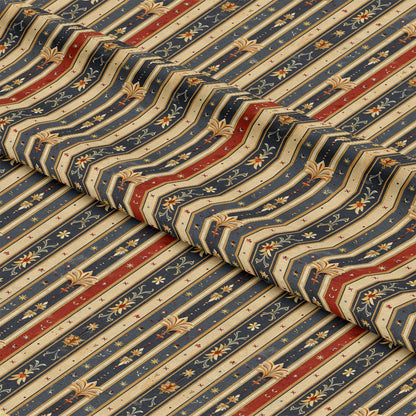 Medieval French Pattern 8 Quilting Cotton Fabric