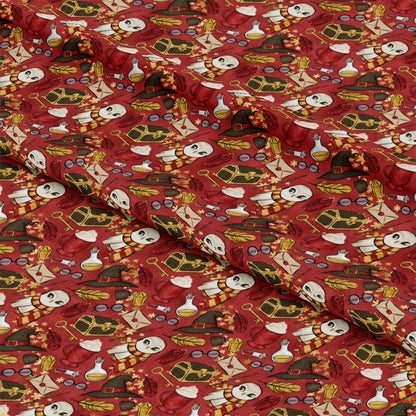 Wizard Magic School Pattern 23 Quilting Cotton Fabric