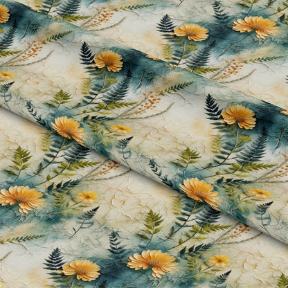 Tropical Autumn Pattern 8 Quilting Cotton Fabric