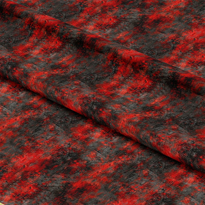 Red and Black Grunge Pattern 8 Quilting Cotton Fabric