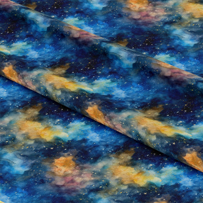 Starry Night Pattern 15 Quilting Cotton Fabric