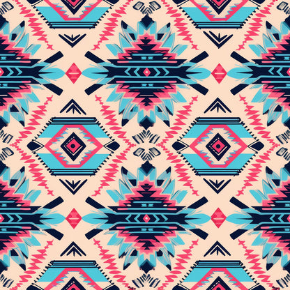 Aztec Pink and Blue Western Fat Quarter Bundle