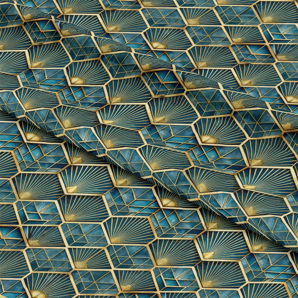 Art Deco Pattern 7 Quilting Cotton Fabric