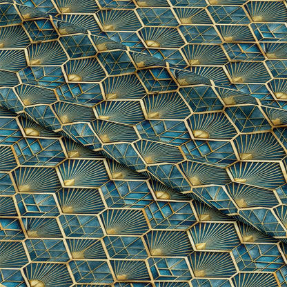 Art Deco Pattern 7 Quilting Cotton Fabric