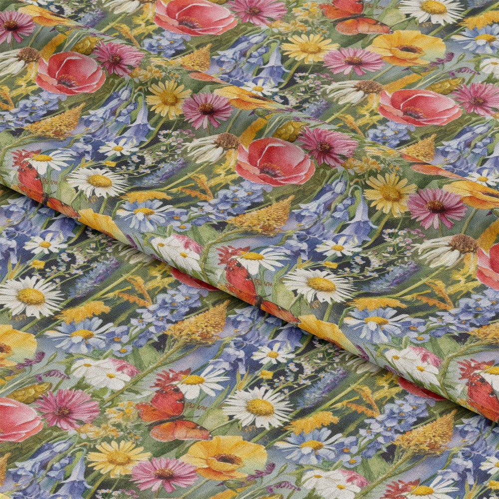 Wildflower Fantasy Pattern 2 Quilting Cotton Fabric