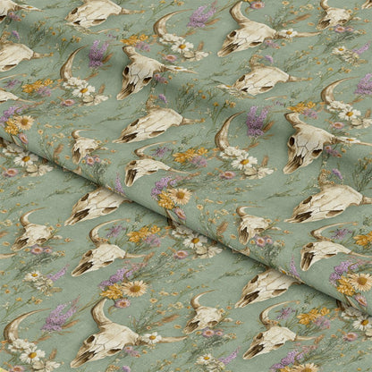 The Western Life Pattern 53 Quilting Cotton Fabric