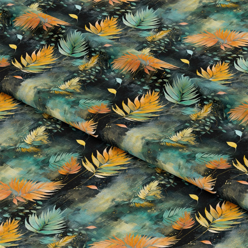 Tropical Autumn Pattern 12 Quilting Cotton Fabric