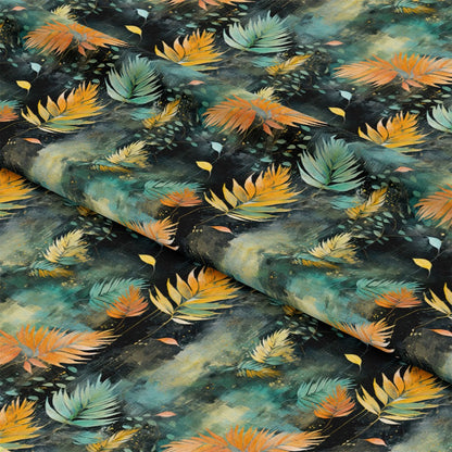 Tropical Autumn Pattern 12 Quilting Cotton Fabric