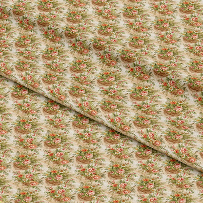 English Garden Pattern 2 Quilting Cotton Fabric