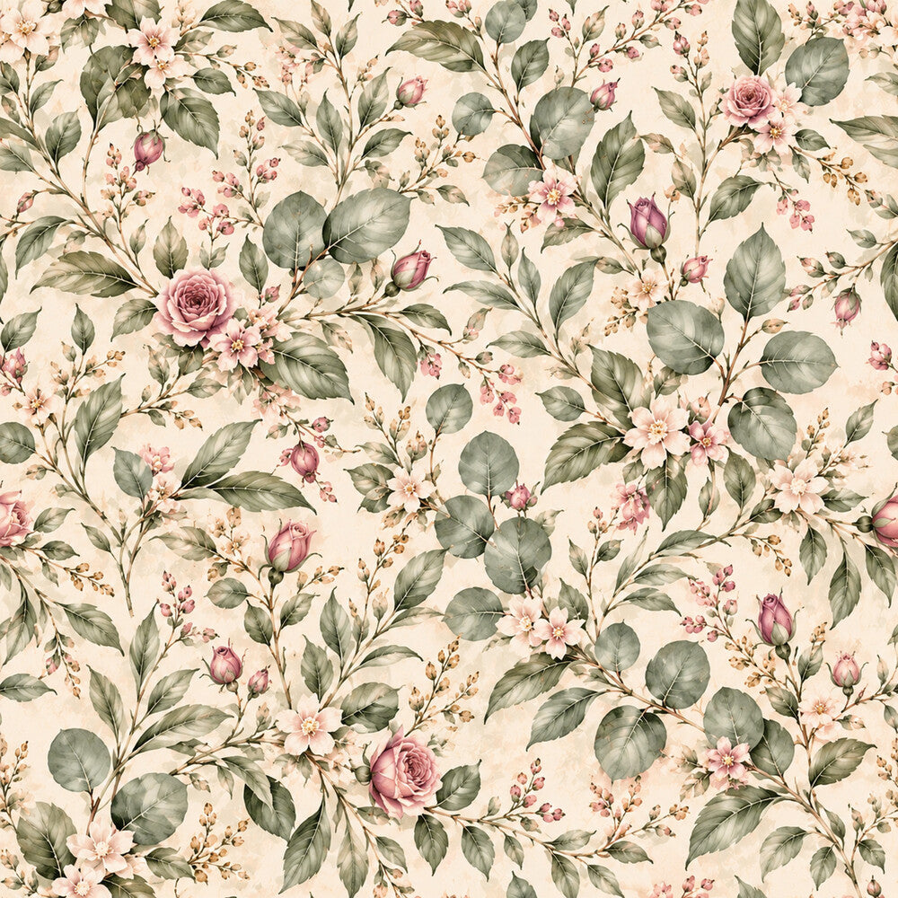 Dusty Rose Cottage Garden Fat Quarter Bundle