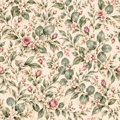 Dusty Rose Cottage Garden Fat Quarter Bundle