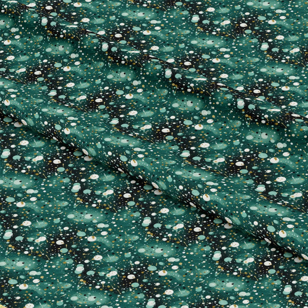 Green Confetti Pattern 8 Quilting Cotton Fabric