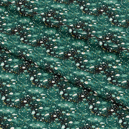 Green Confetti Pattern 8 Quilting Cotton Fabric