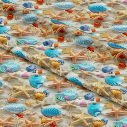 Beach Life Pattern 7 Quilting Cotton Fabric