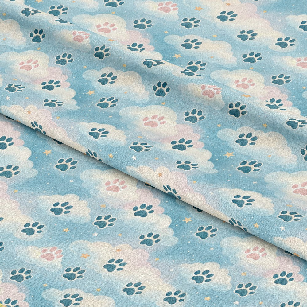Dog Paws Pattern 25 Quilting Cotton Fabric