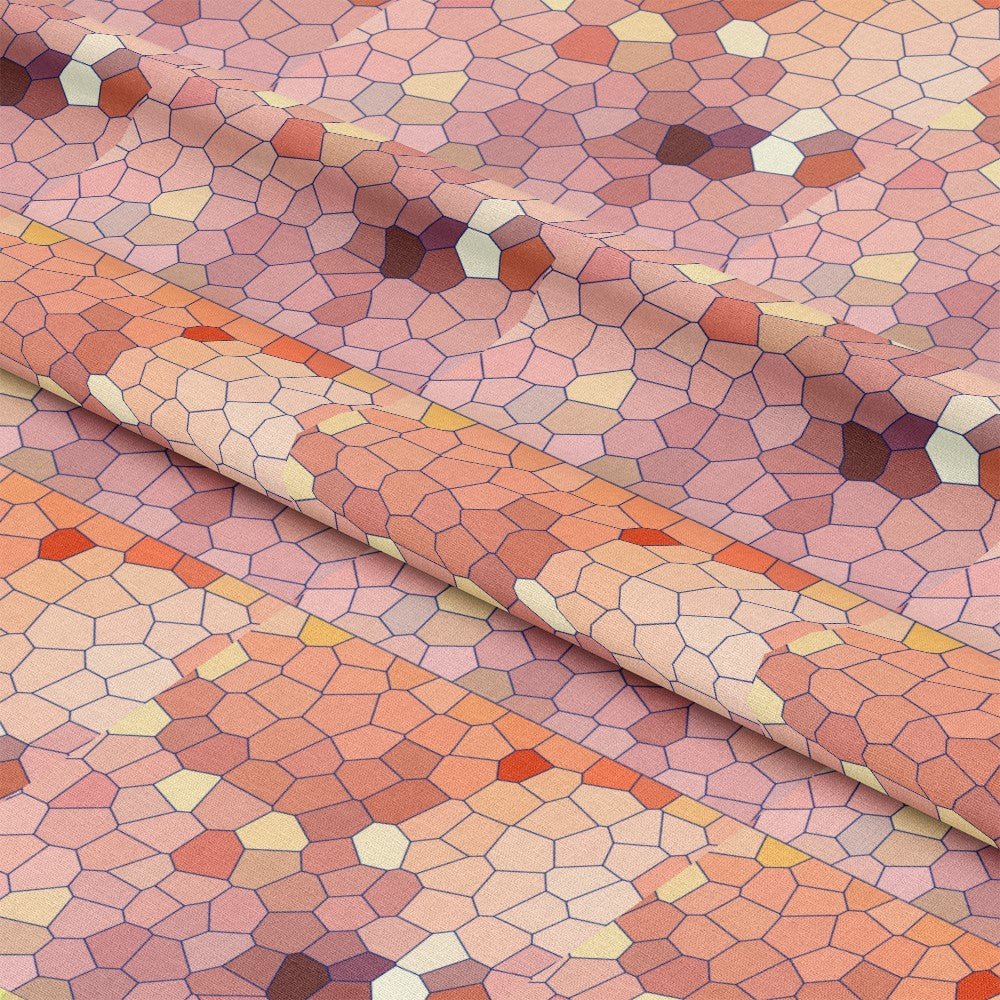 Mosaic Love Pattern 13 Quilting Cotton Fabric