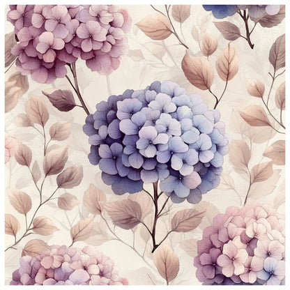 Blue Hydrangea Pastel Fat Quarter Bundle