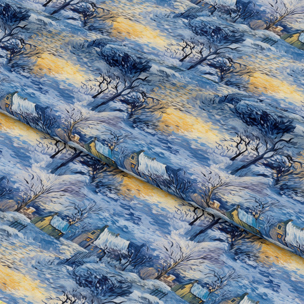 Winter Under the Dawn Pattern 20 Quilting Cotton Fabric