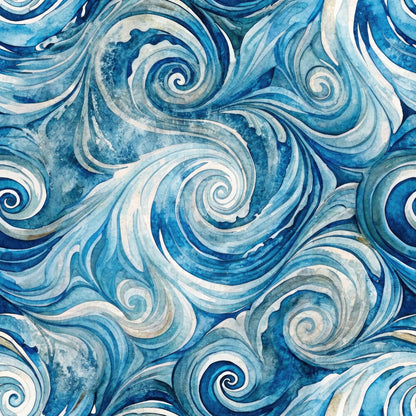 Ocean Swirls Fat Quarter Bundle