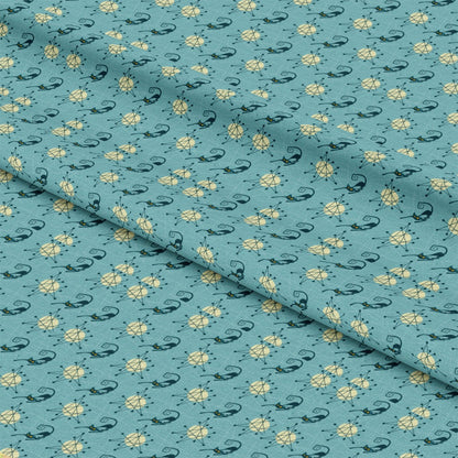 Atomic Kitty Pattern 2 Quilting Cotton Fabric