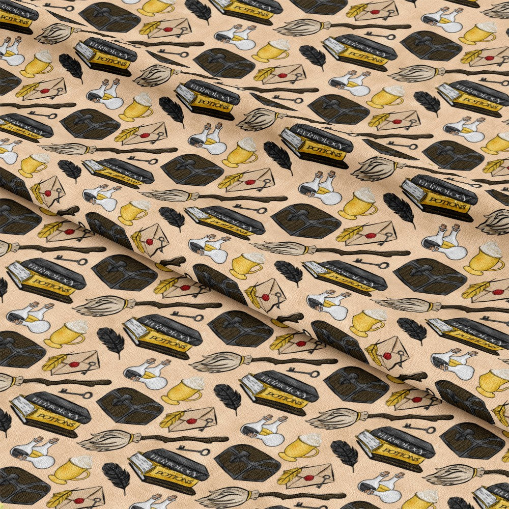 Wizard Magic School Pattern 4 Quilting Cotton Fabric