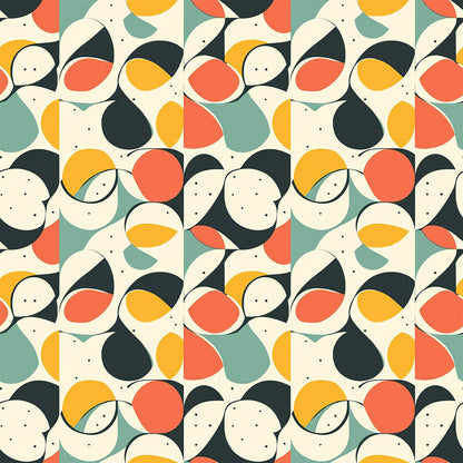 Modern Retro Geometric Fat Quarter Bundle