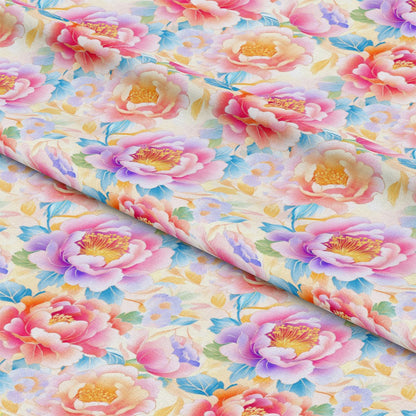 Japanese Floral Pattern 3 Quilting Cotton Fabric