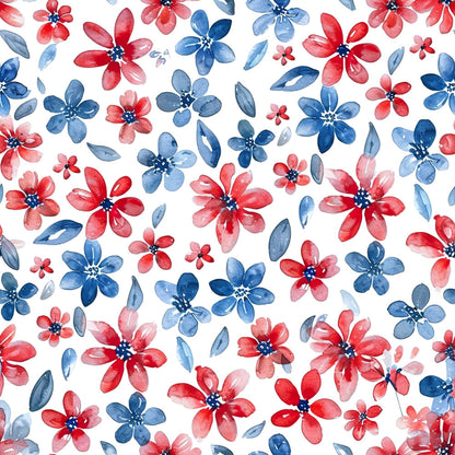 Watercolor 4th of July Fat Quarter Bundle