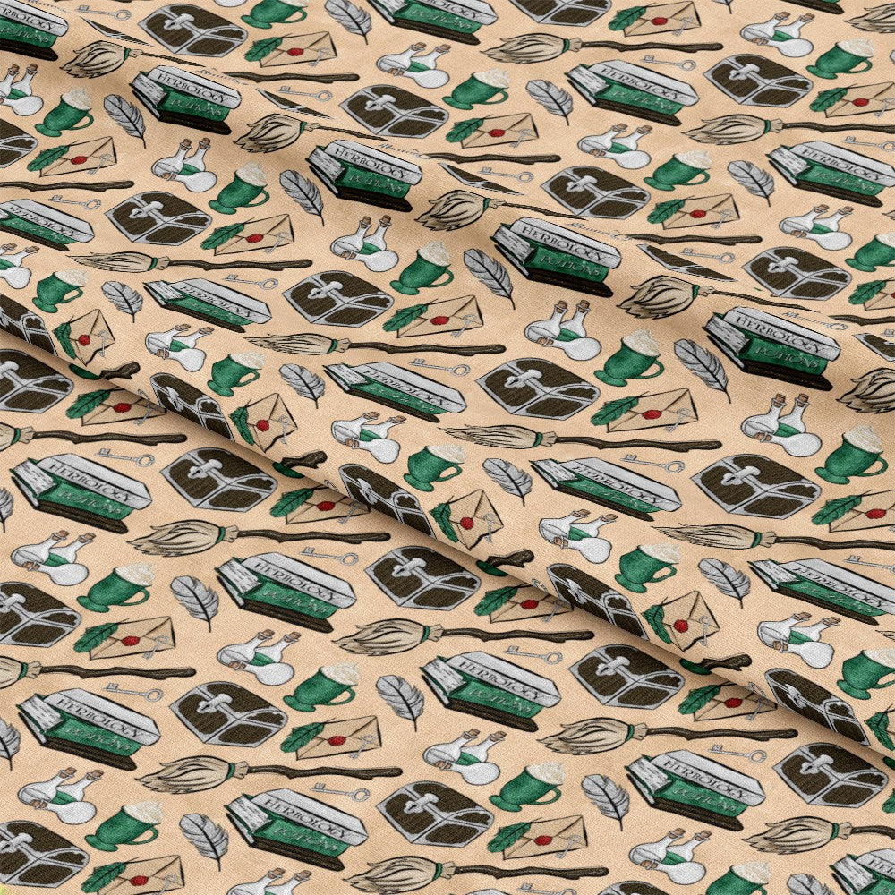 Wizard Magic School Pattern 25 Quilting Cotton Fabric