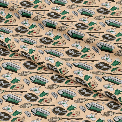 Wizard Magic School Pattern 25 Quilting Cotton Fabric