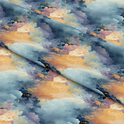 Colorful Clouds Pattern 11 Quilting Cotton Fabric