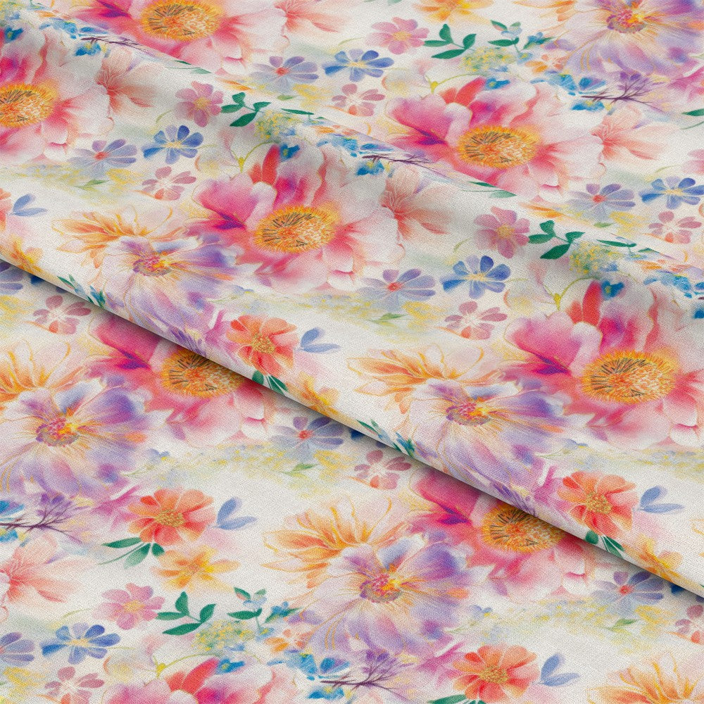 Japanese Floral Pattern 12 Quilting Cotton Fabric