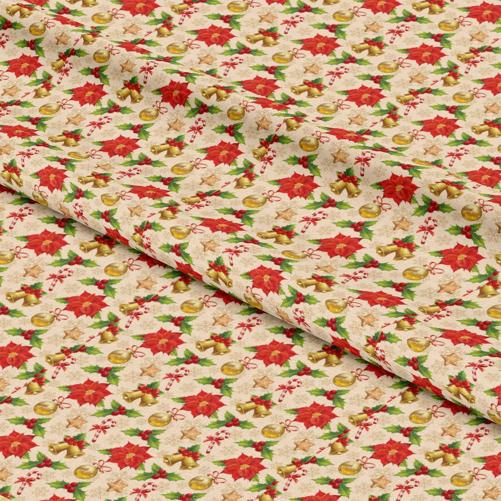 Christmas Love Pattern 3 Quilting Cotton Fabric