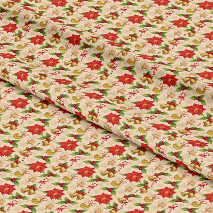 Christmas Love Pattern 3 Quilting Cotton Fabric