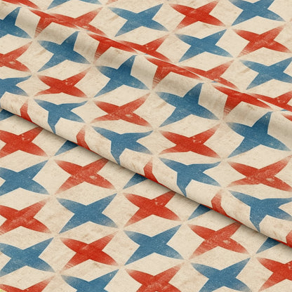Distressed Patriotic Pattern 13 Quilting Cotton Fabric