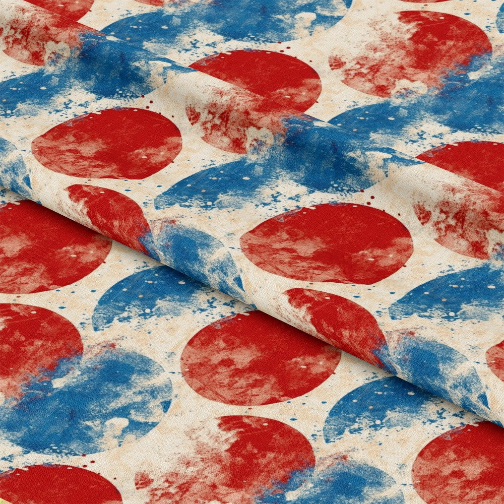 Distressed Patriotic Pattern 4 Quilting Cotton Fabric