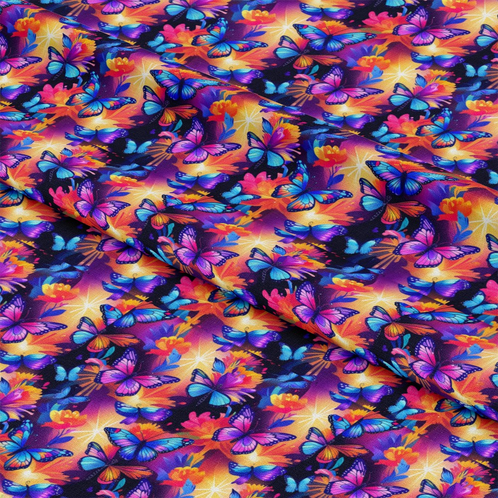 Fantasy Butterflies Pattern 24 Quilting Cotton Fabric